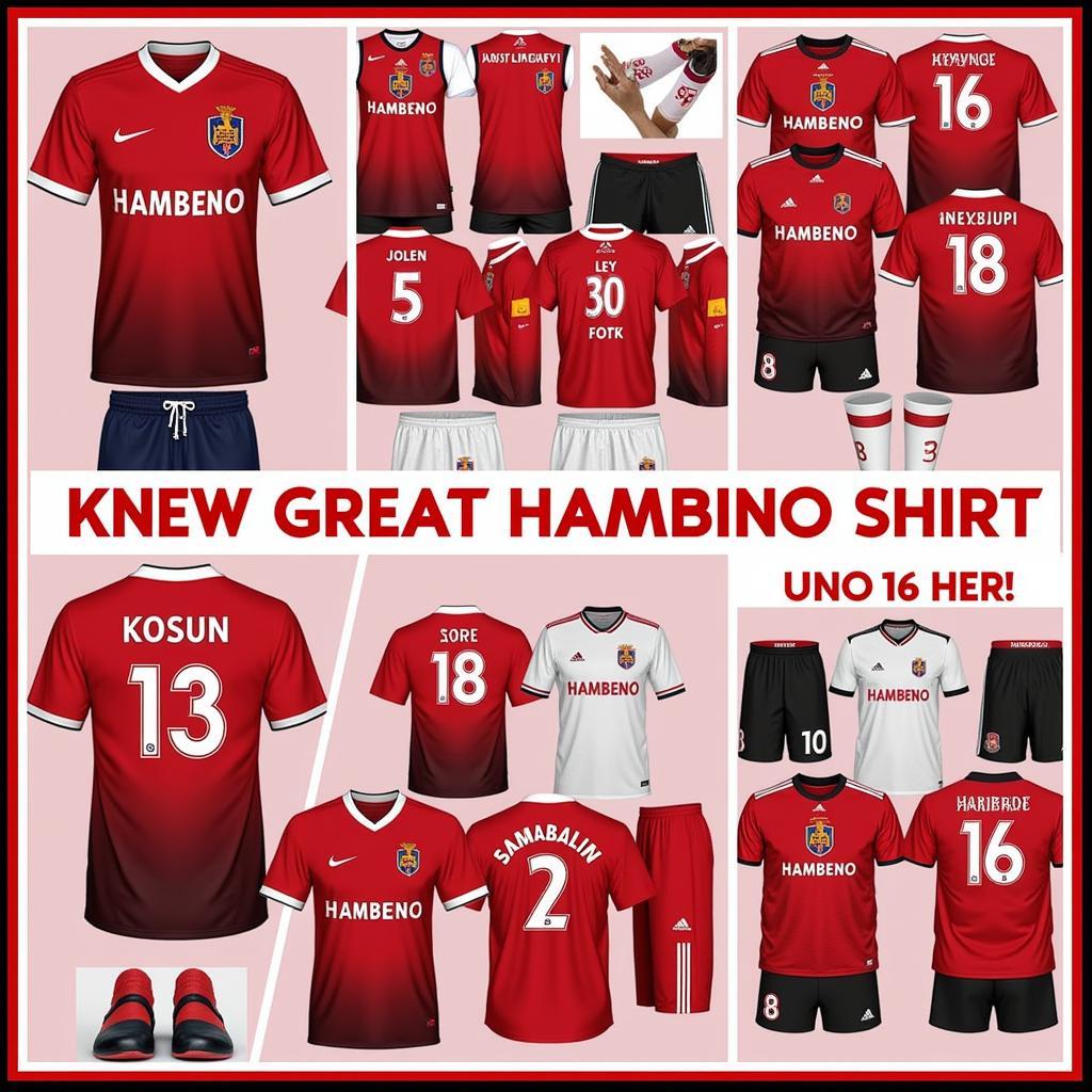 Different Designs of the Besiktas Great Hambino Shirt Available for Purchase