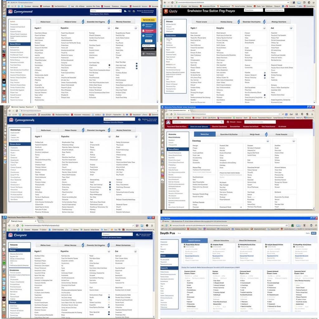 Multiple Websites Displaying MLB Depth Charts