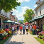 Vibrant Community Scene in Victor NY