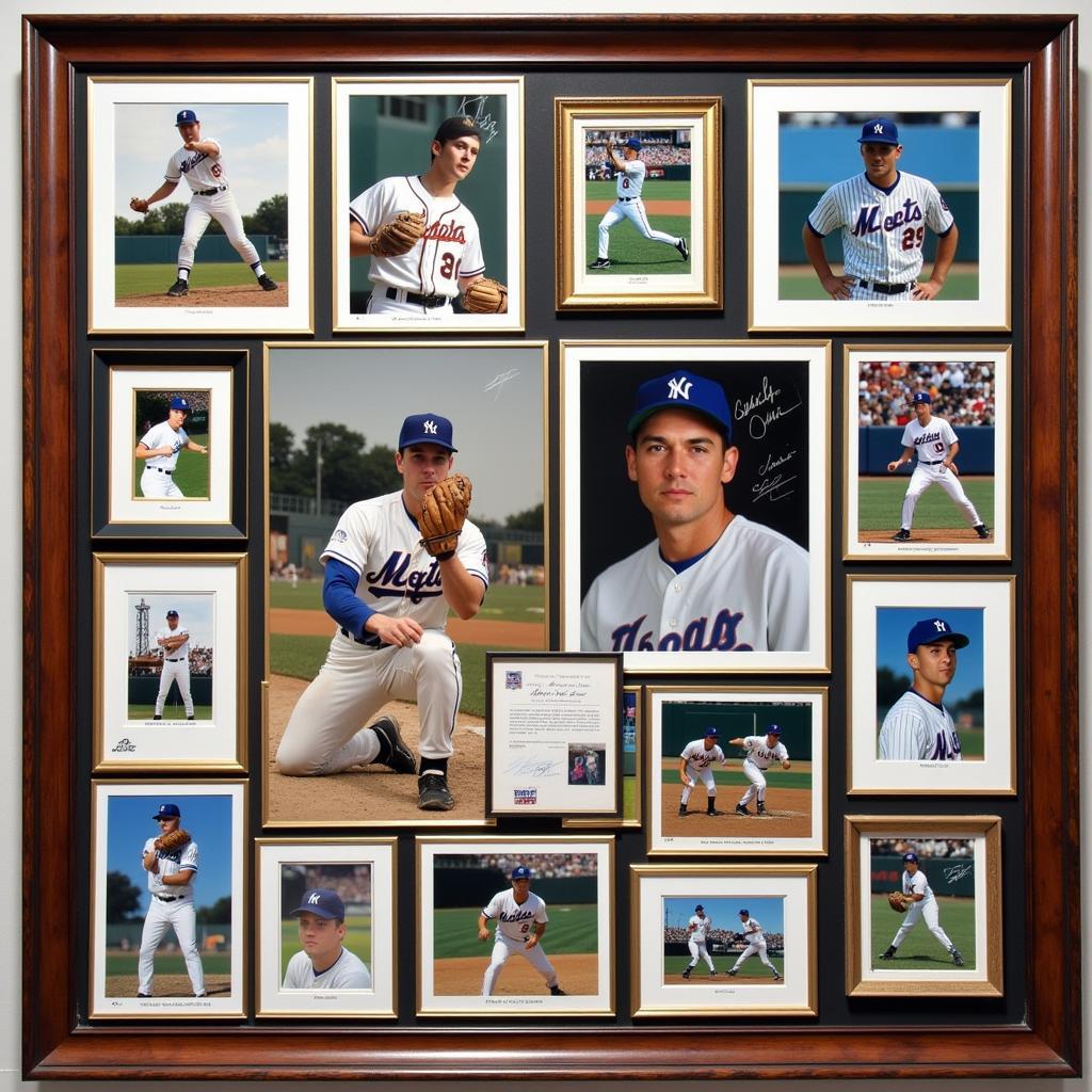 Vin Scully Signed Photo Collection