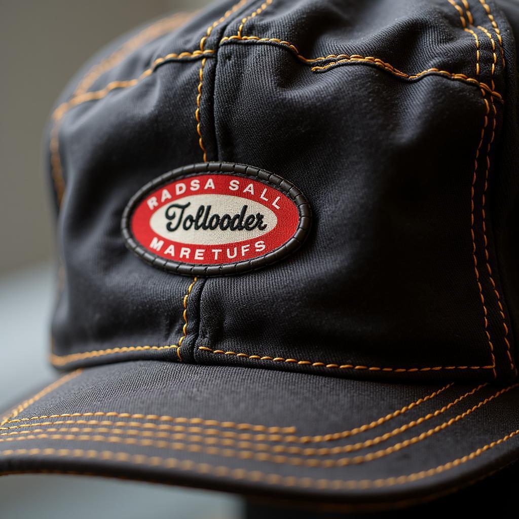 Close-up of a Vintage Running Hat