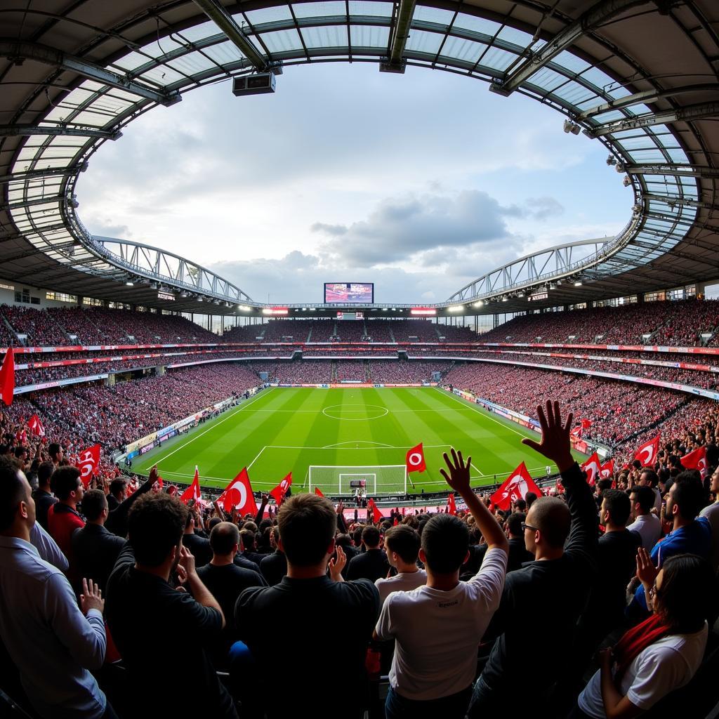 Vodafone Park Filled with Besiktas Fans