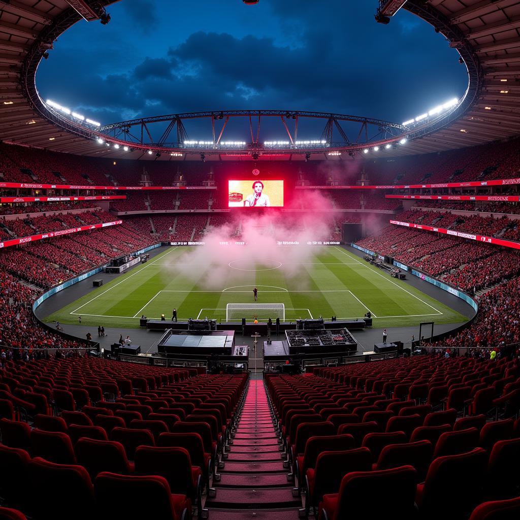 Vodafone Park Concert Setup