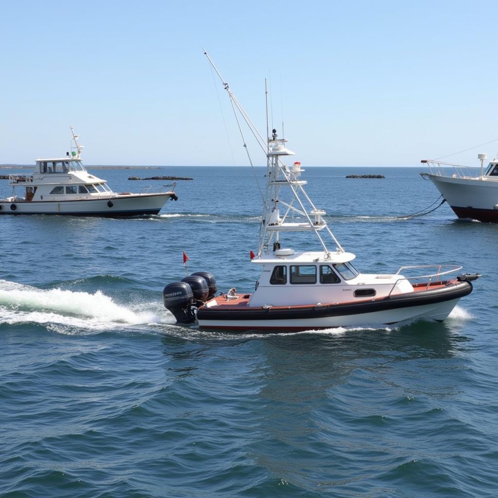 Walker Bay 8 Being Towed