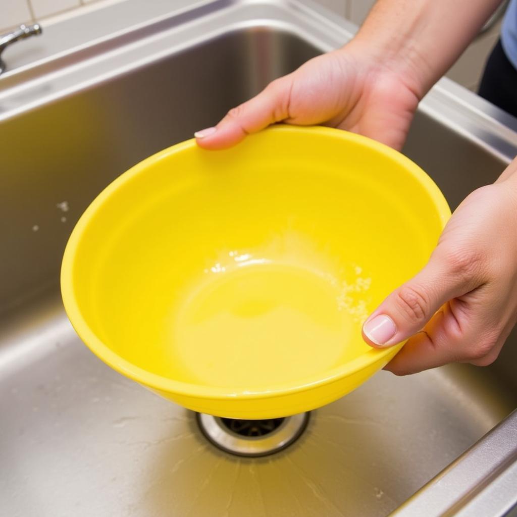 Cleaning a Reusable Popcorn Bowl