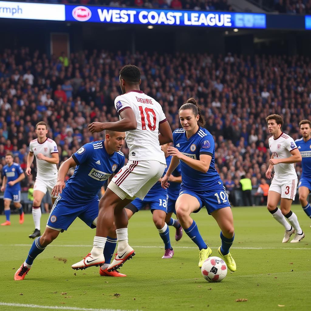 West Coast League Game Action