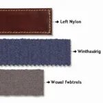 Different Youth Golf Belt Materials